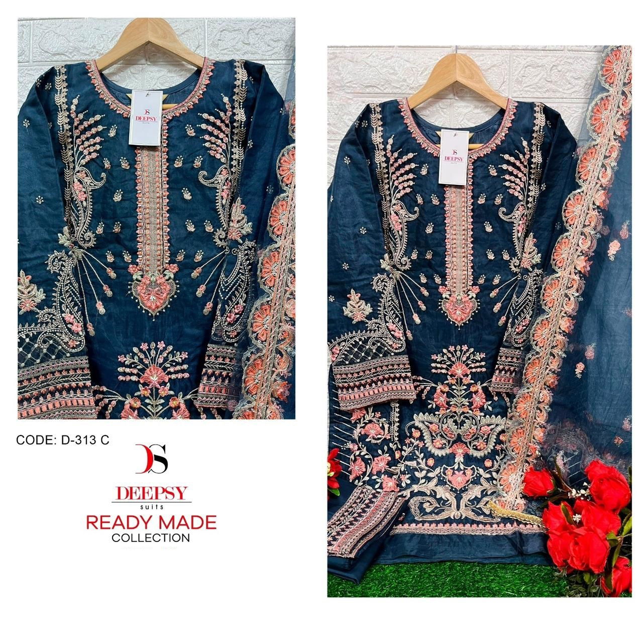 Deepsy 313 Readymade Pakistani Suits Catalog